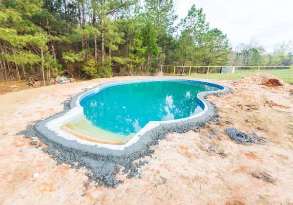 Pool Landscape Leveling in Sequim