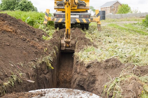 Drainage Trench Installation in Sequim