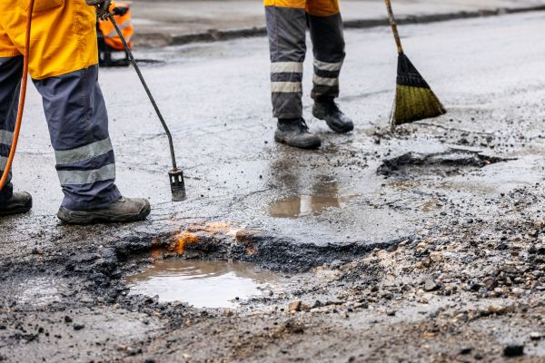 Gravel Pothole Repair in Sequim